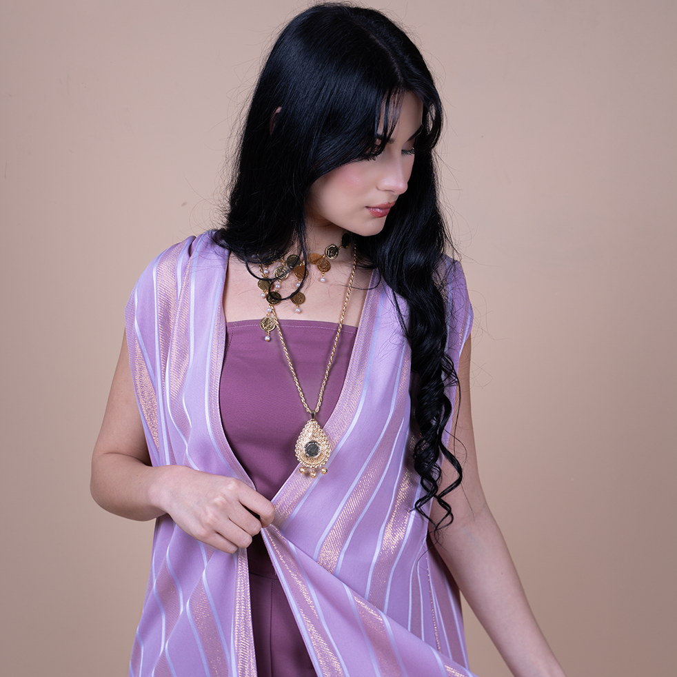 Merya Evening Wear - Pink Jumpsuit